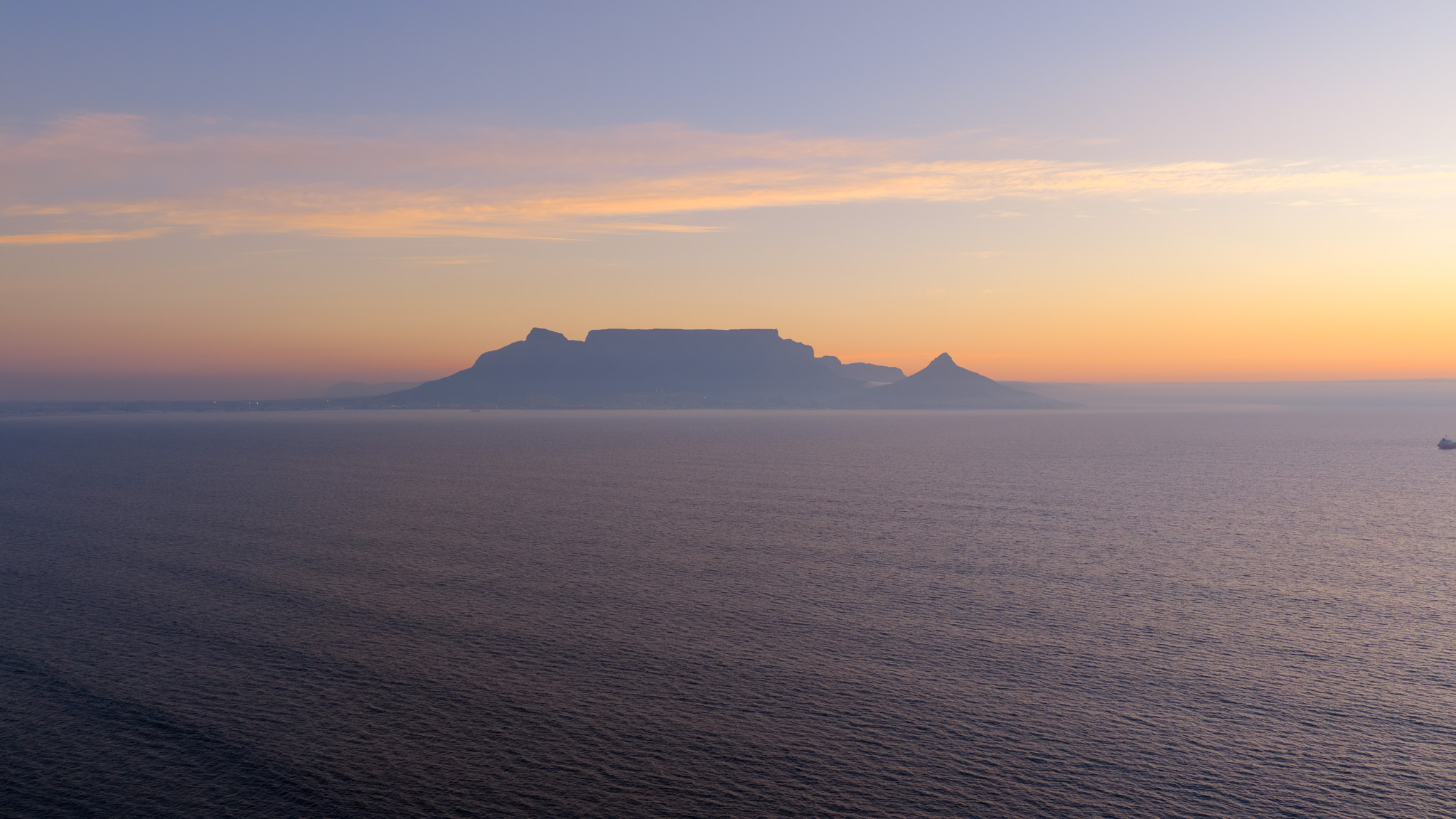 Table Mountain Cape Town at Sunset